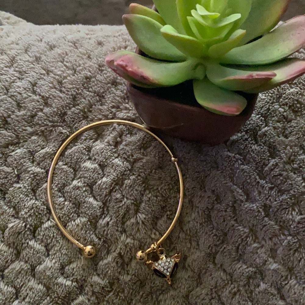 Gold Plated Fox Bracelet